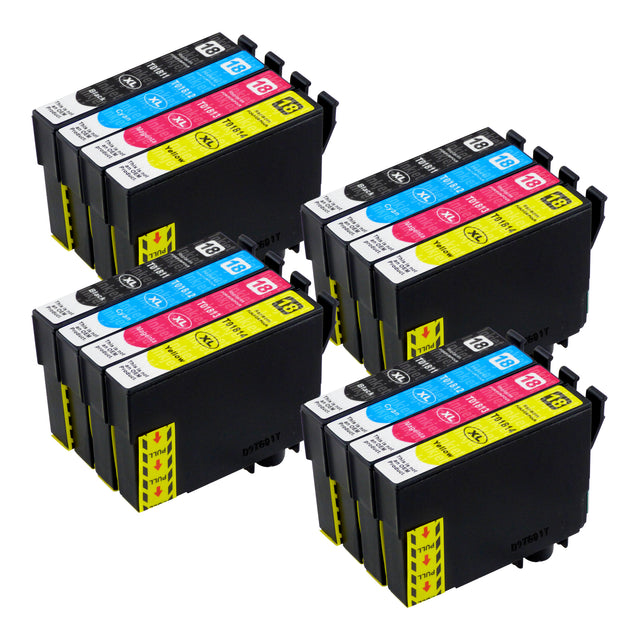 Huismerk Epson T18XL Inktcartridge Multipack (4 zwart + 12 kleuren)