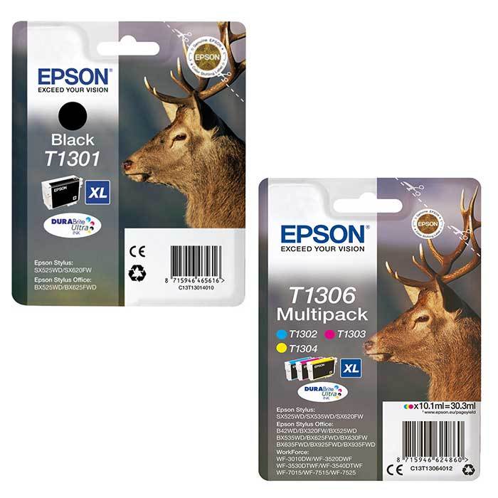 Epson T13XL (HERT) Inktcartridges