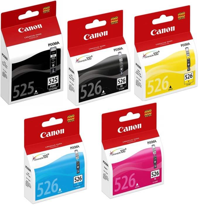 Canon PGI-525/CLI-526XL Inktcartridges